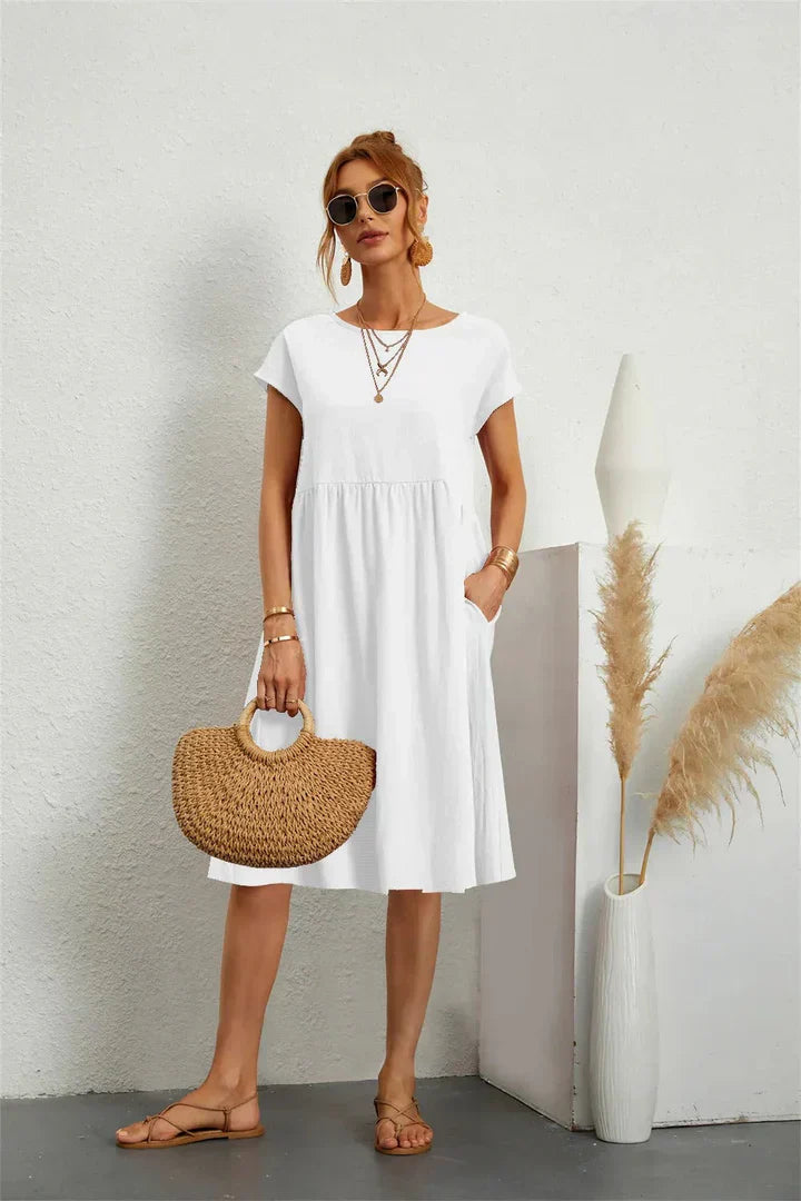 Salbei - Legeres Elegantes Kleid