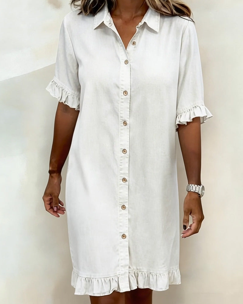 Maria - Bequemes Denim-Kleid