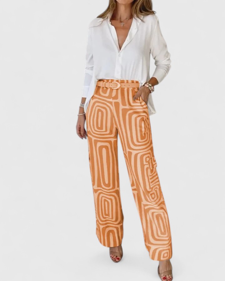 Kira | Elegantes Zweiteiliges Set (EINSCHLIESSLICH EINEM KOSTENLOSEN GÜRTEL)
