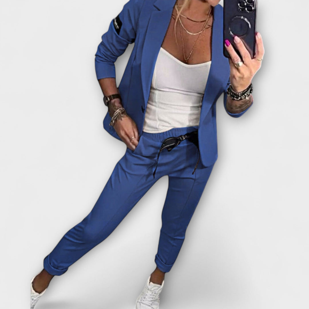 Vionne | Elegantes Set aus Top, Jacke und Hose