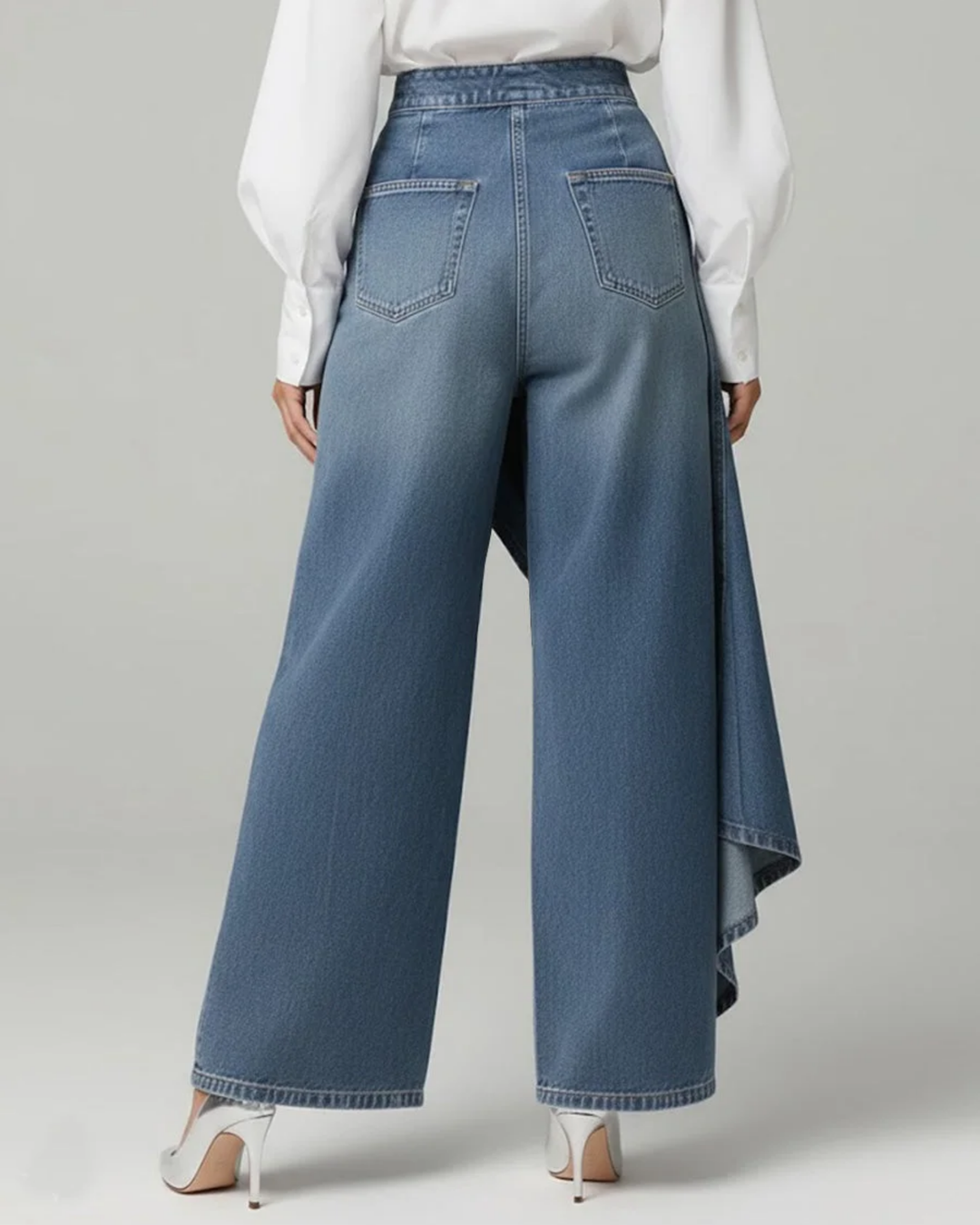 Hannah I Denim Wickelhose