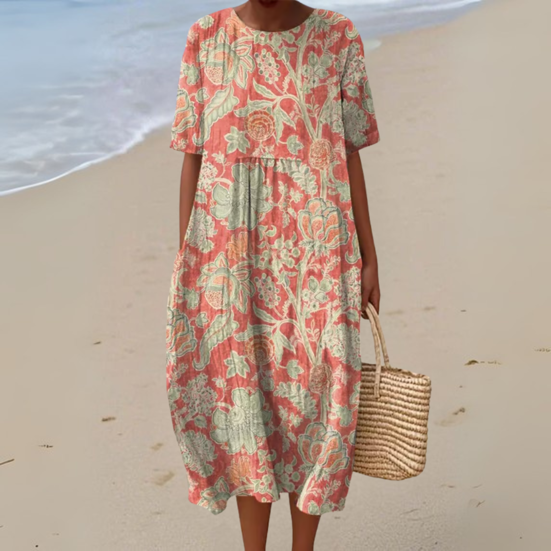Lisa - Vintage Blumenkleid