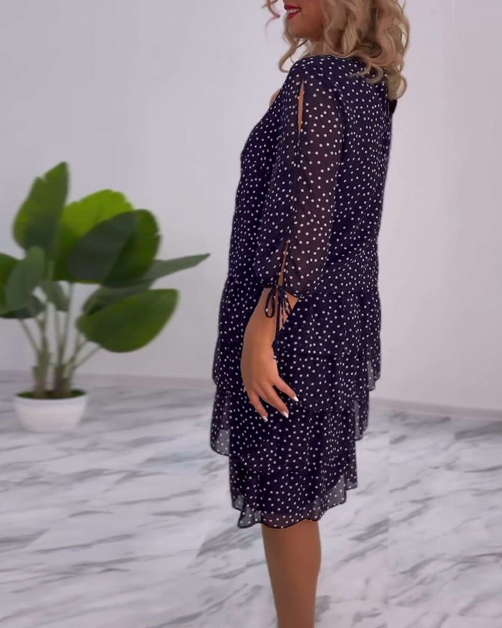 Blanche - Elegantes Polka-Dot-Kleid