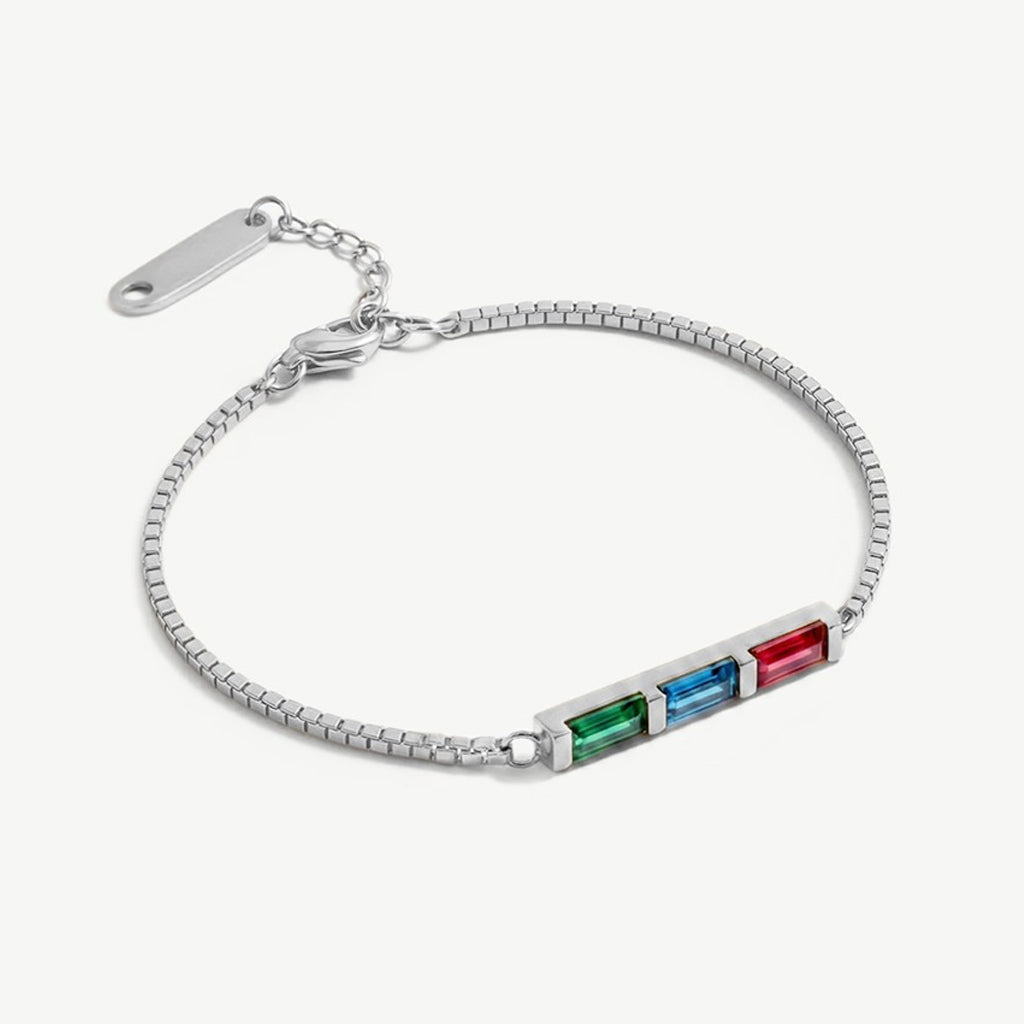 Geburtsstein Bar Armband
