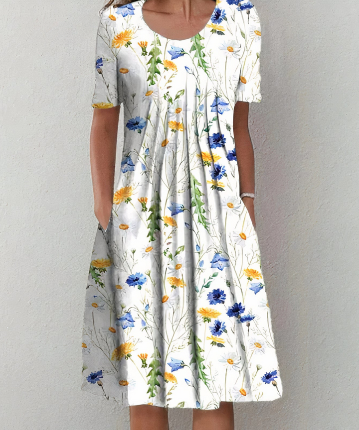 Clementine – Elegantes Blumenkleid