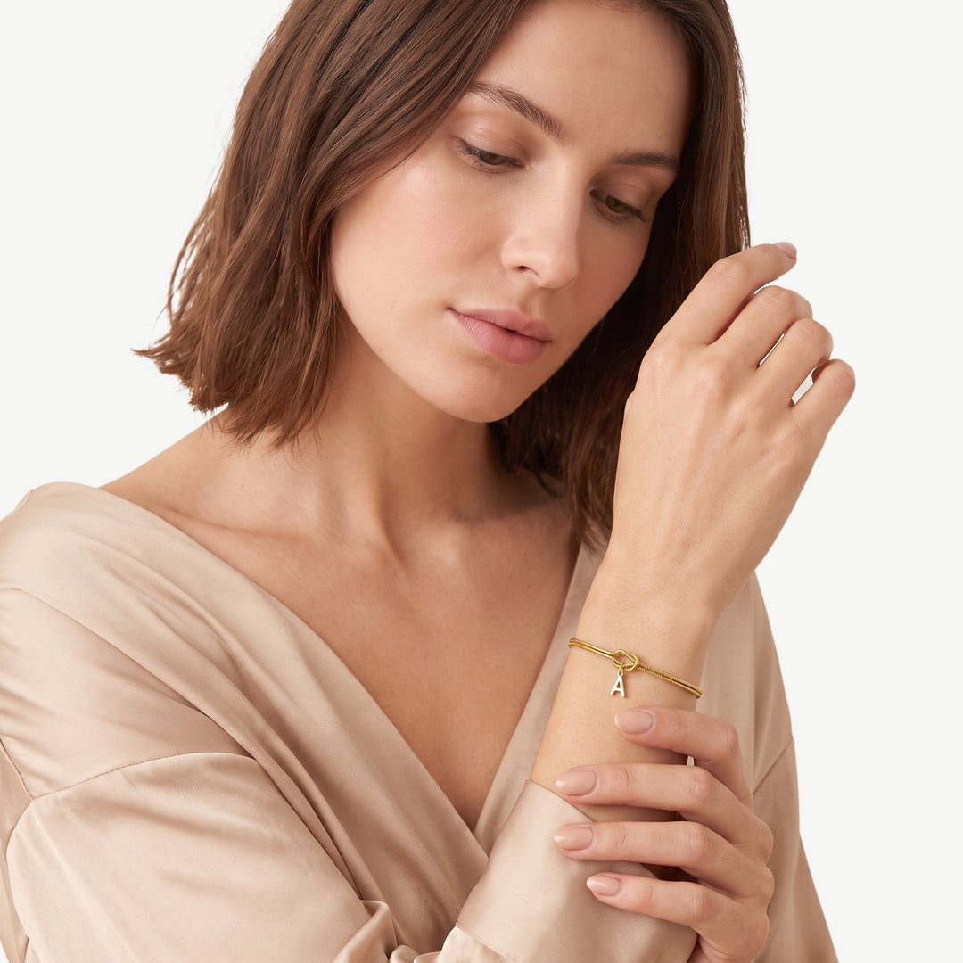 Initial Knot Bracelet