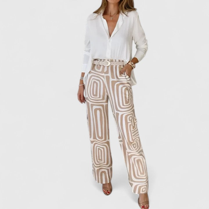 Kira | Elegantes Zweiteiliges Set (EINSCHLIESSLICH EINEM KOSTENLOSEN GÜRTEL)