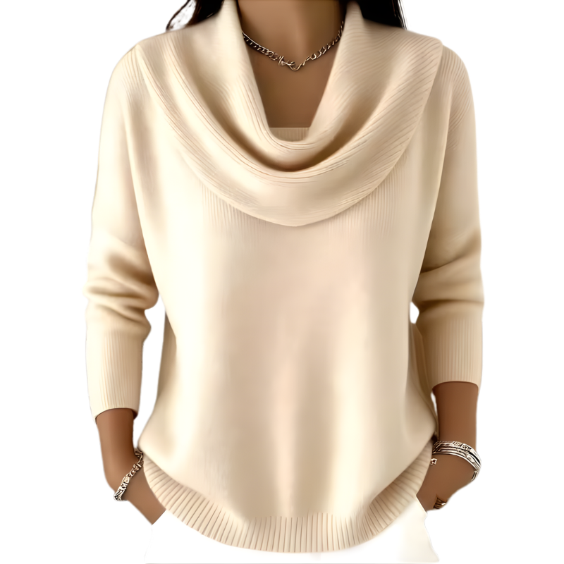 Eleganter Pullover mit Kragen