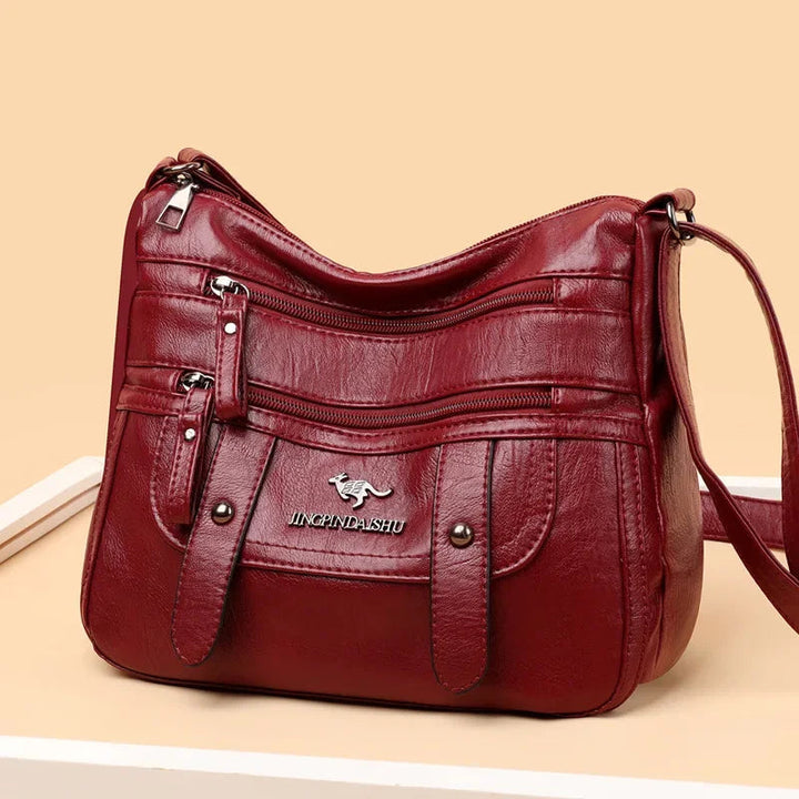 Elegante und funktionale Damen-Lederhandtasche