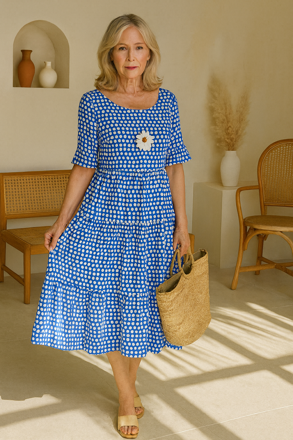 Diane – Elegantes, lässiges Midikleid