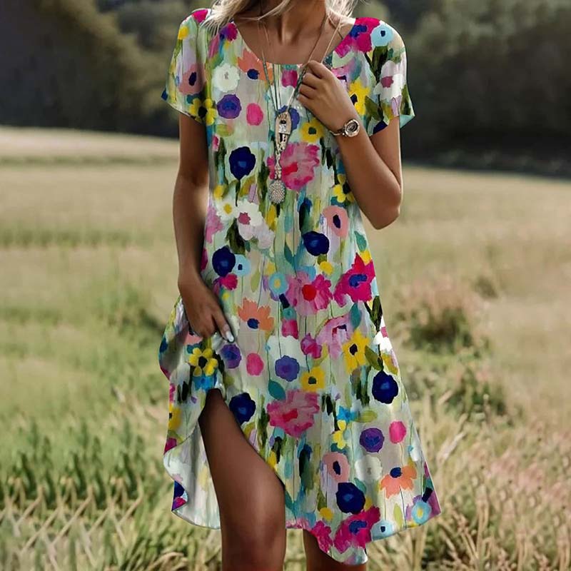Leah - Geblümtes Sommerkleid