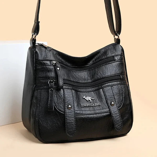 Elegante und funktionale Damen-Lederhandtasche