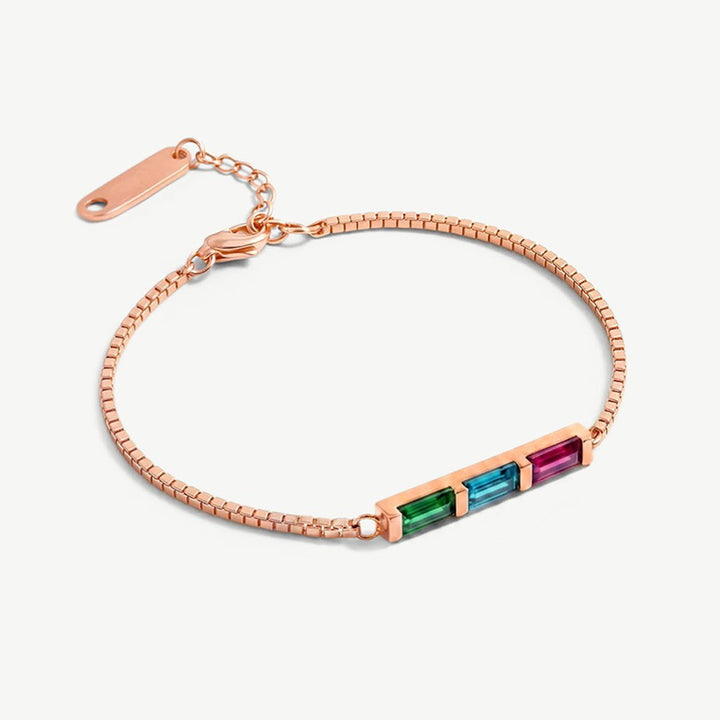 Geburtsstein Bar Armband