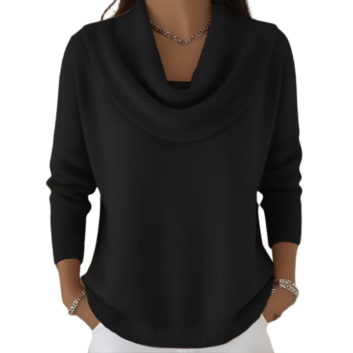 Eleganter Pullover mit Kragen