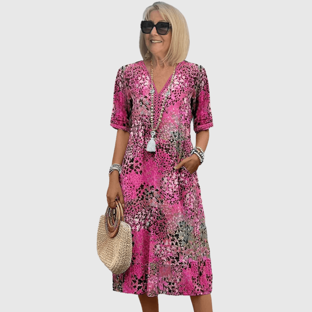 Marina - Elegantes Midikleid Sommer