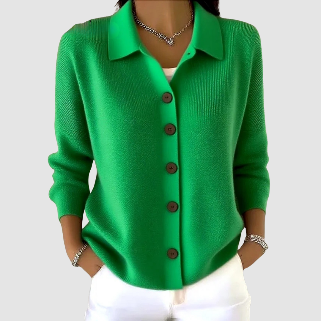 Eleganter Cardigan mit Kragen