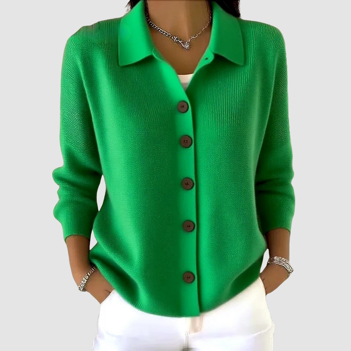 Eleganter Cardigan mit Kragen