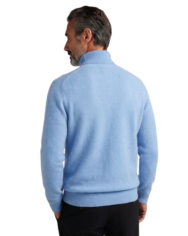 Eleganter Rollkragenpullover aus Wolle