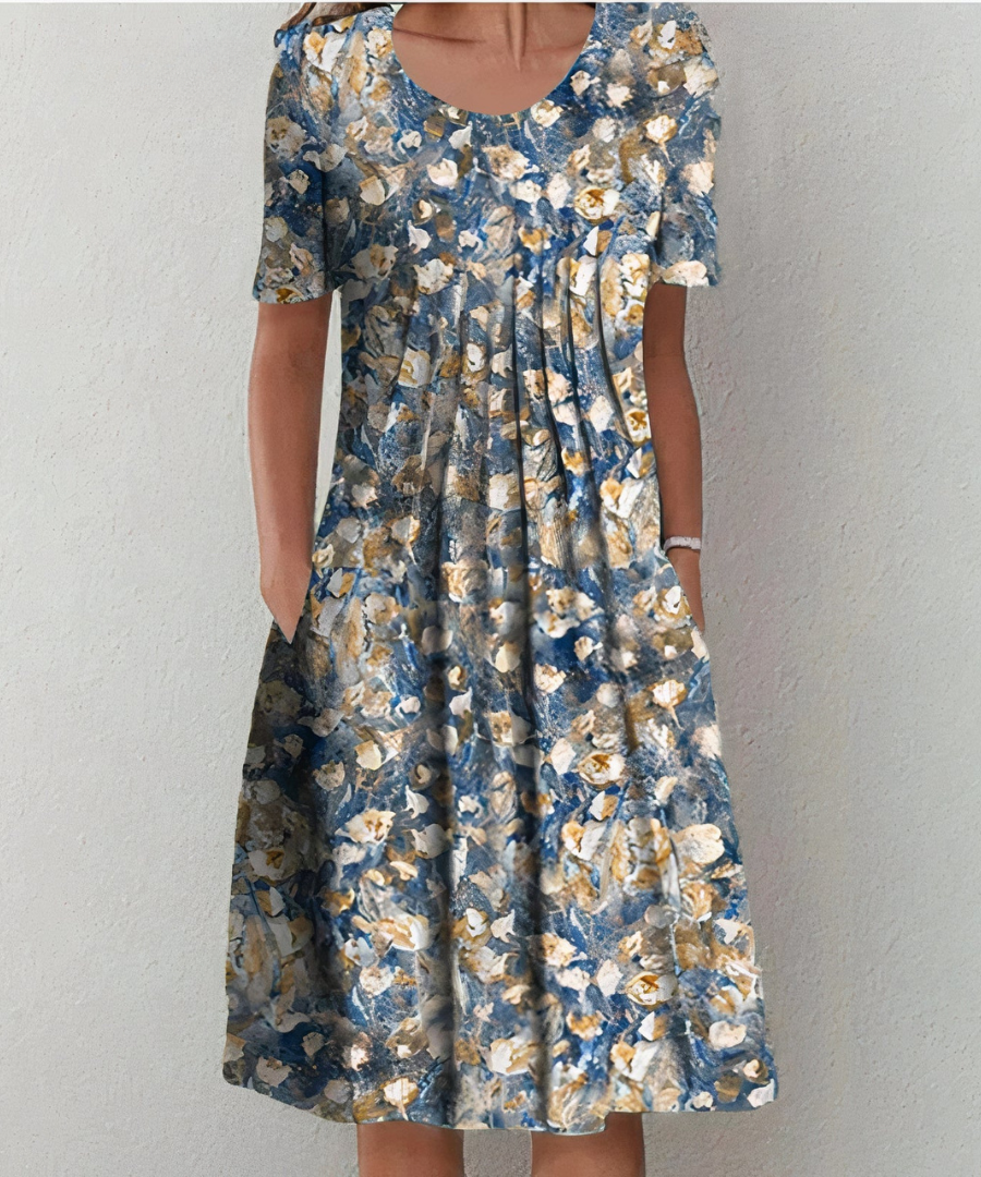 Clementine – Elegantes Blumenkleid