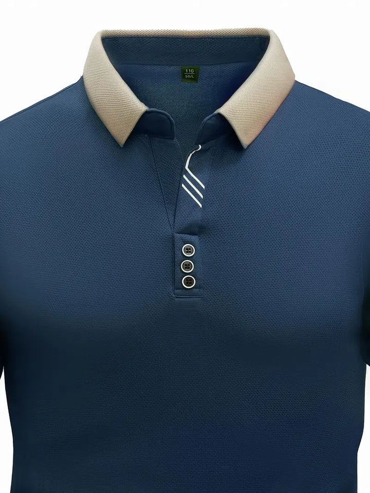 Leichter Polo-Pullover