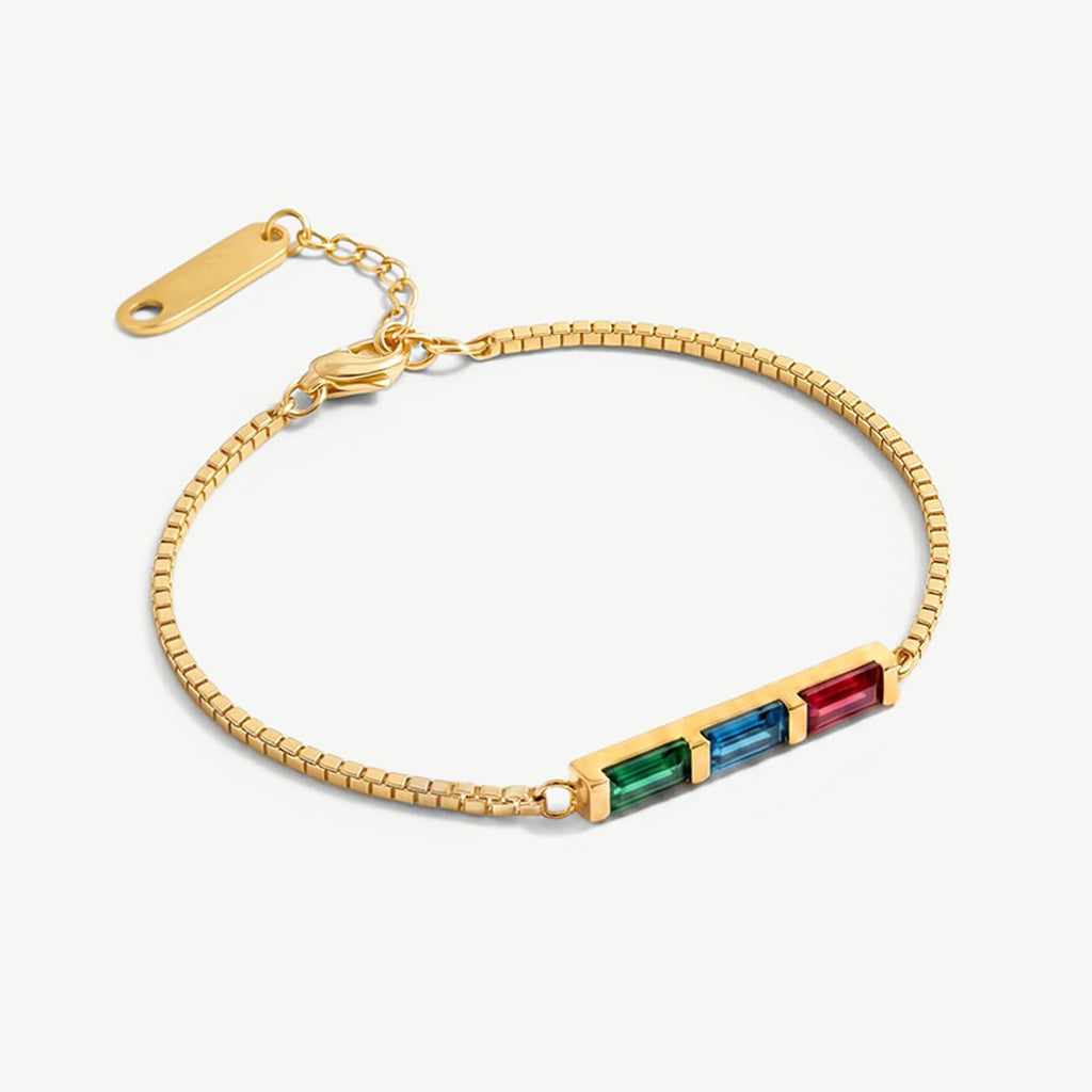 Geburtsstein Bar Armband