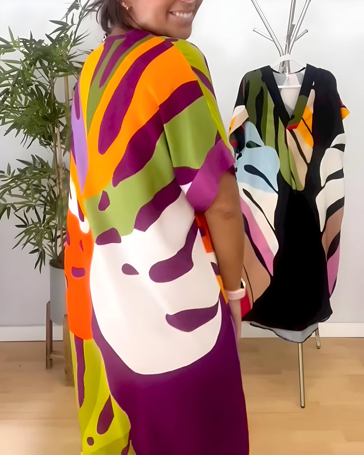 Rosaline - Buntes Freizeitkleid
