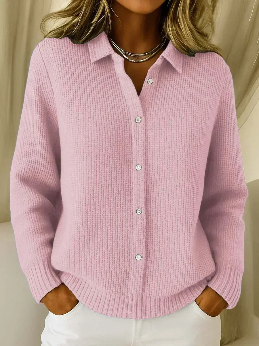 Katrina | Strukturierter Strick-Button-Cardigan