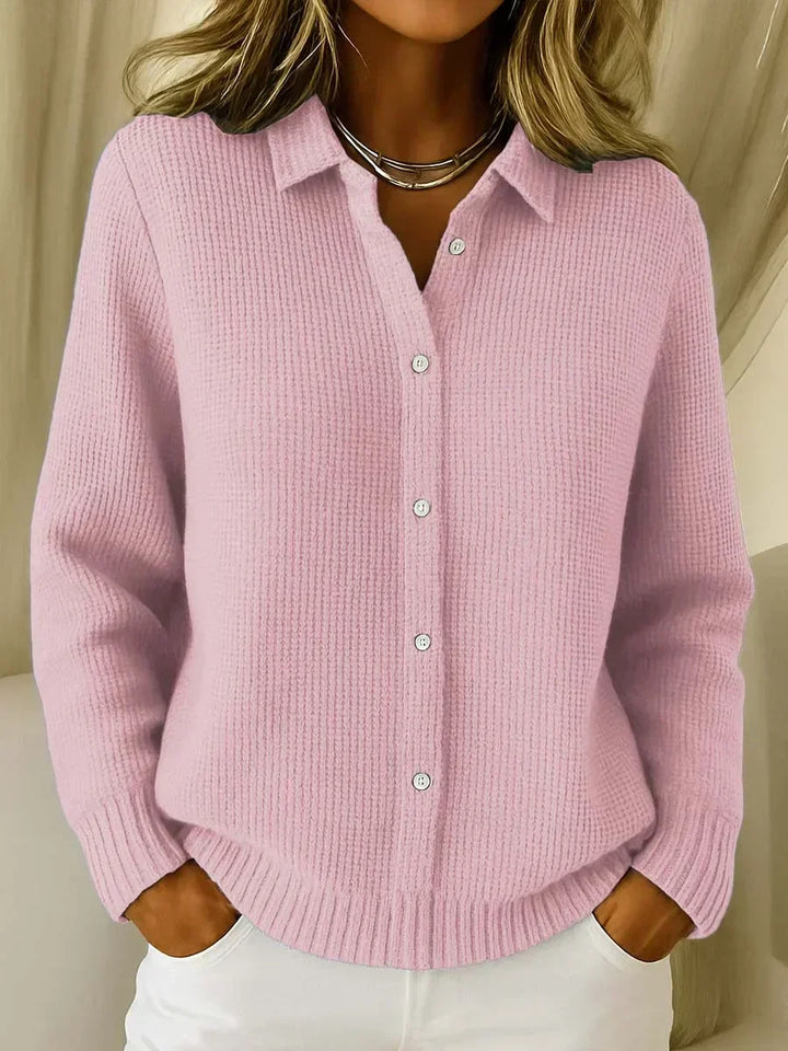 Katrina | Strukturierter Strick-Button-Cardigan