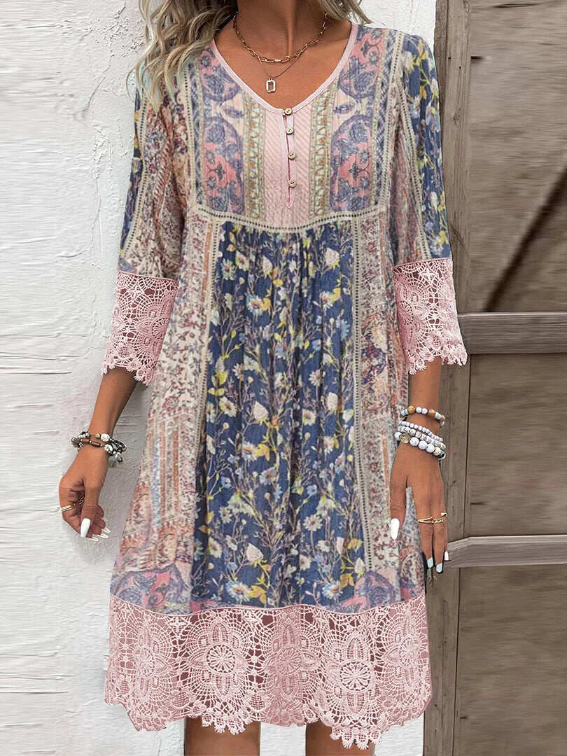 Kirsten - Elegantes Boho-Kleid