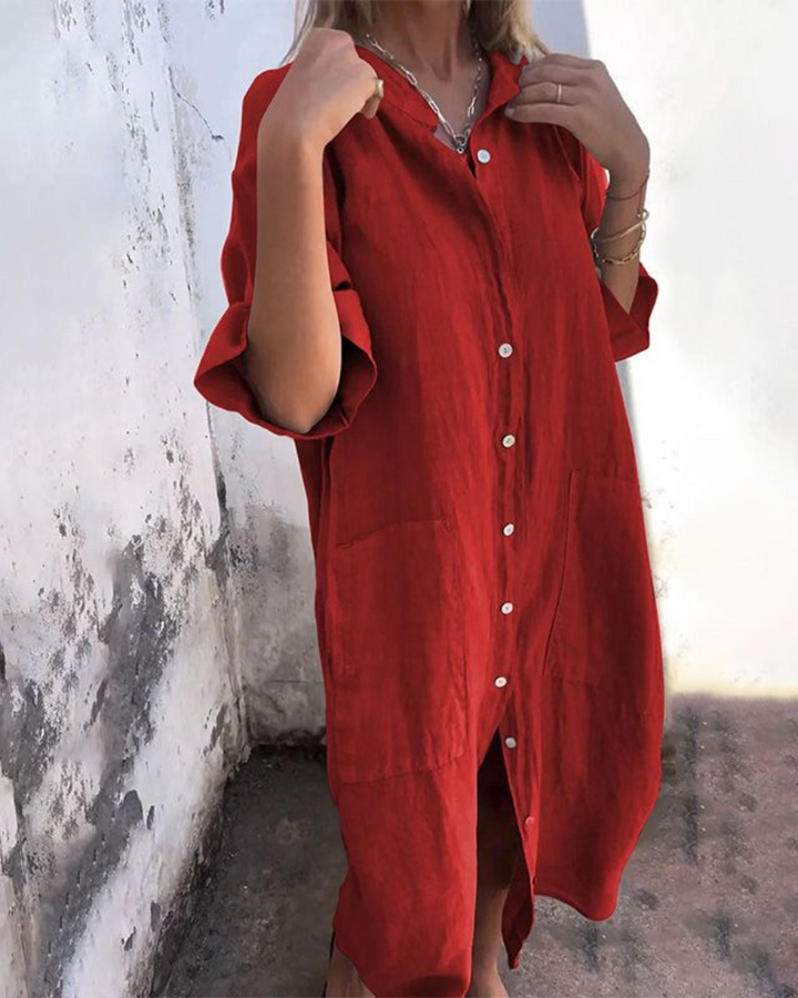 Melany - Boho-Chic Hemdkleid