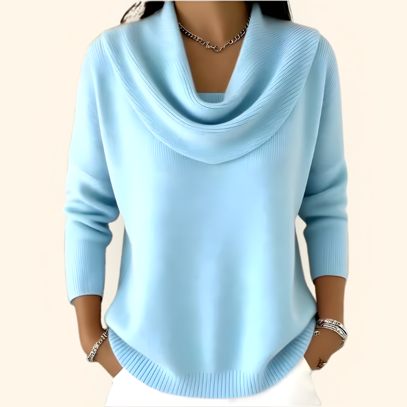 Eleganter Pullover mit Kragen