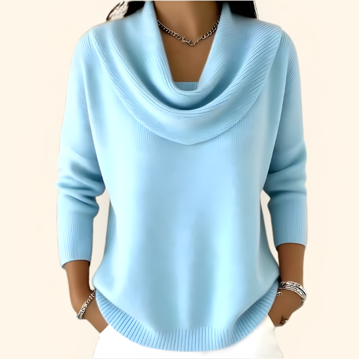 Eleganter Pullover mit Kragen