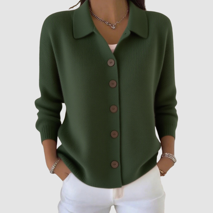 Eleganter Cardigan mit Kragen