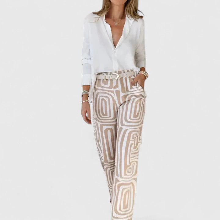 Kira | Elegantes Zweiteiliges Set (EINSCHLIESSLICH EINEM KOSTENLOSEN GÜRTEL)
