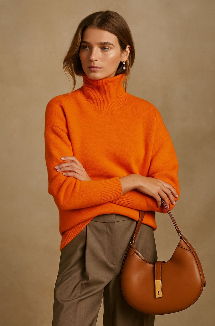 Eleganter Rollkragenpullover