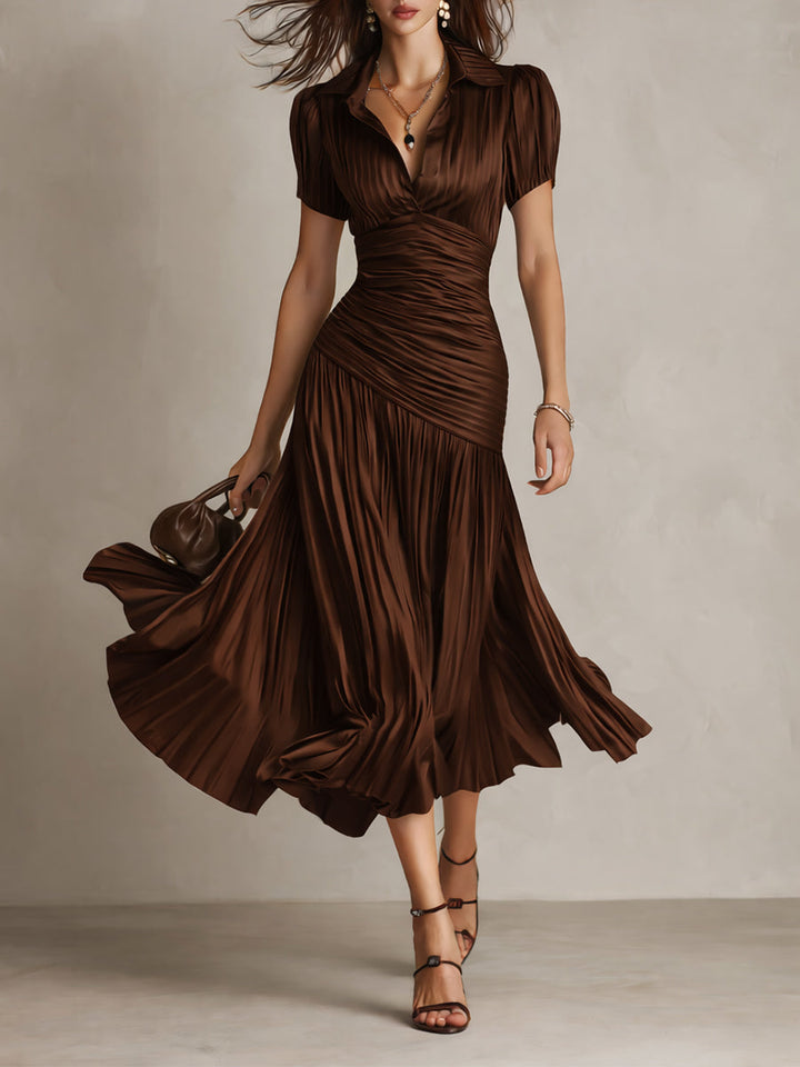 Manon - Elegantes Satinkleid
