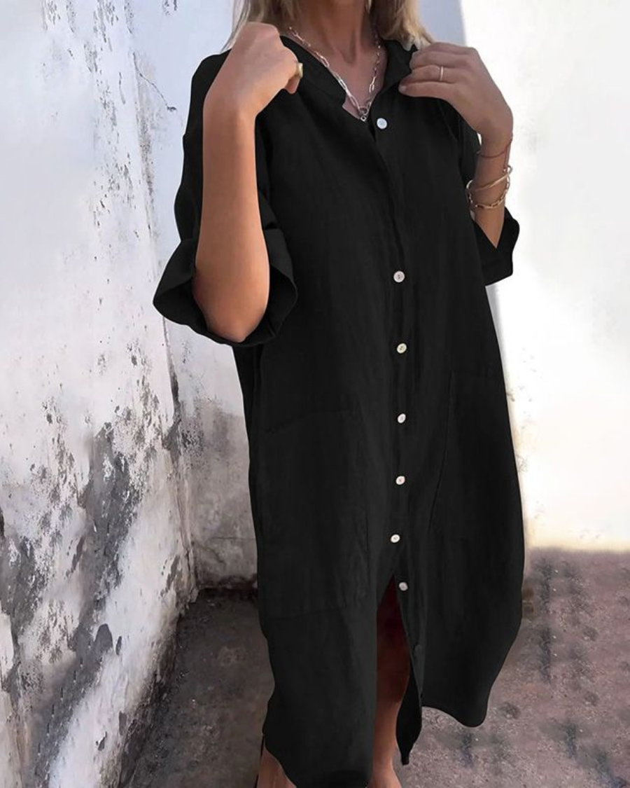 Melany - Boho-Chic Hemdkleid