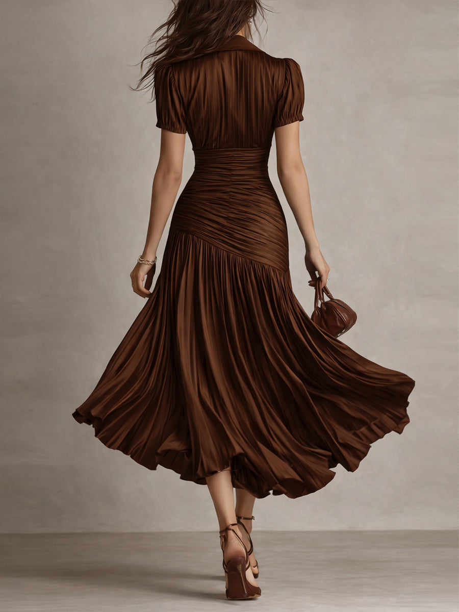 Manon - Elegantes Satinkleid