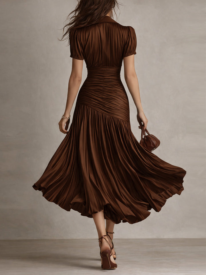 Manon - Elegantes Satinkleid
