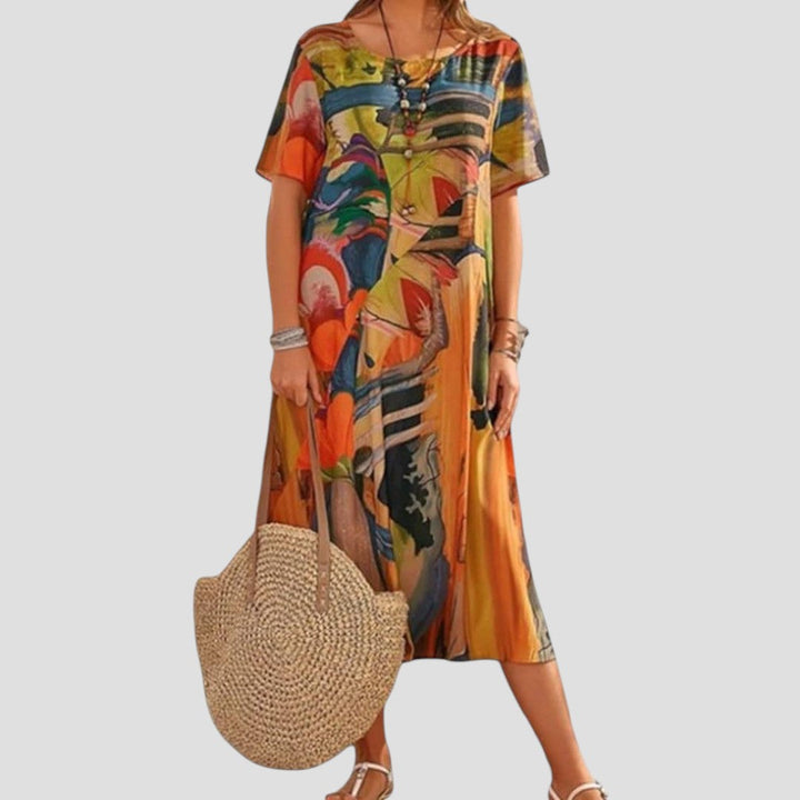 Vittoria - Fließendes Boho-Kleid