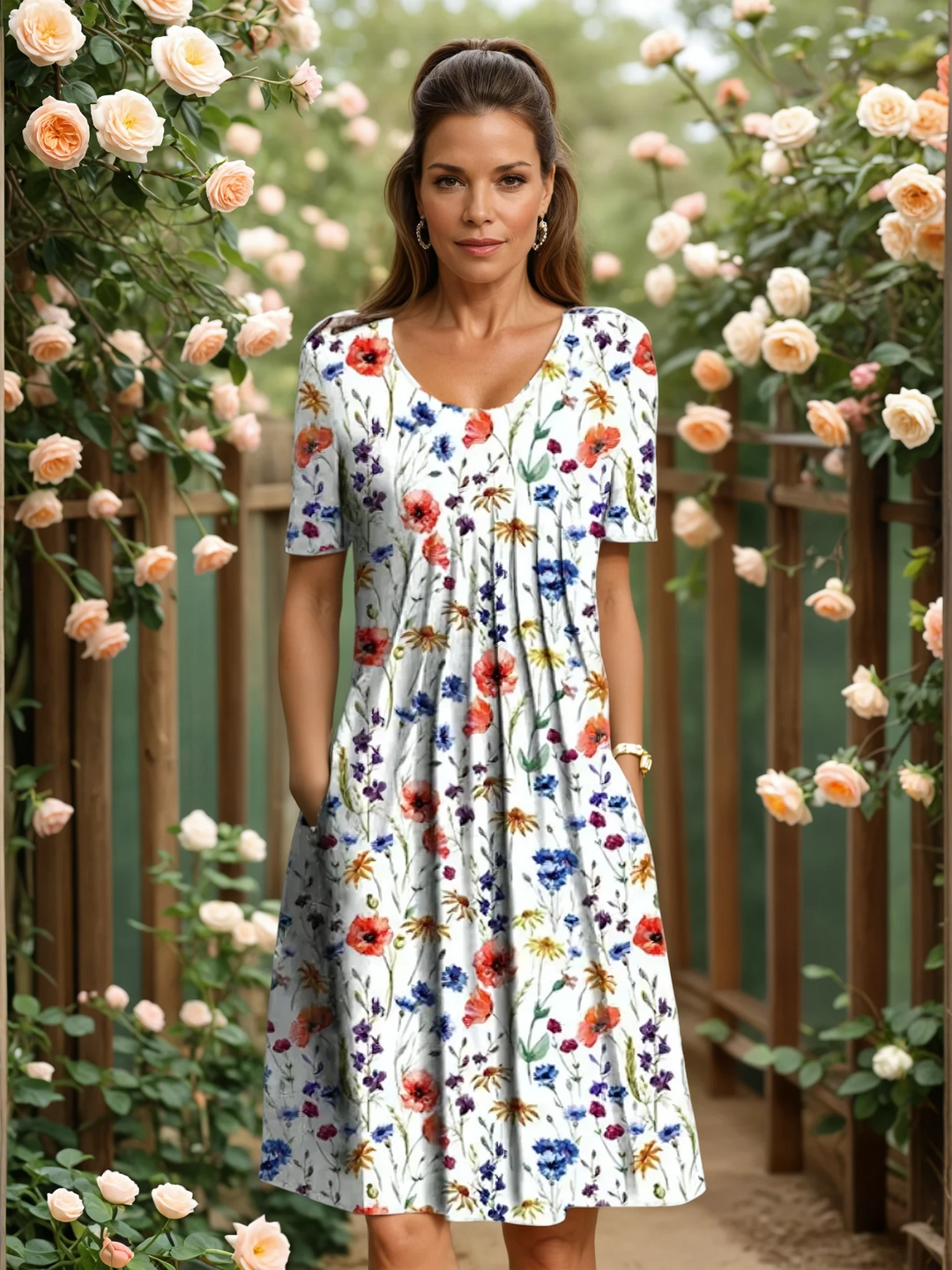 Olivia – Elegantes Freizeitkleid
