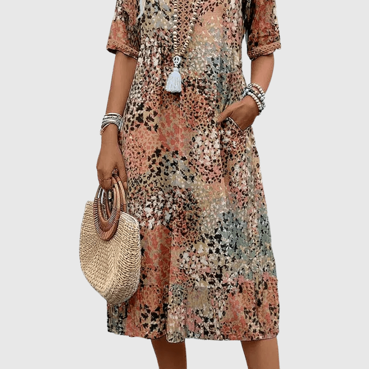 Marina - Elegantes Midikleid Sommer