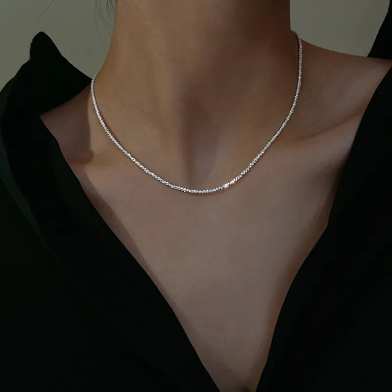 Eleganz Schlüsselbein Halskette