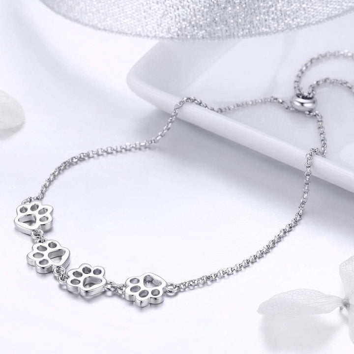 Armband mit Pfotenabdruck – Verstellbare Größe