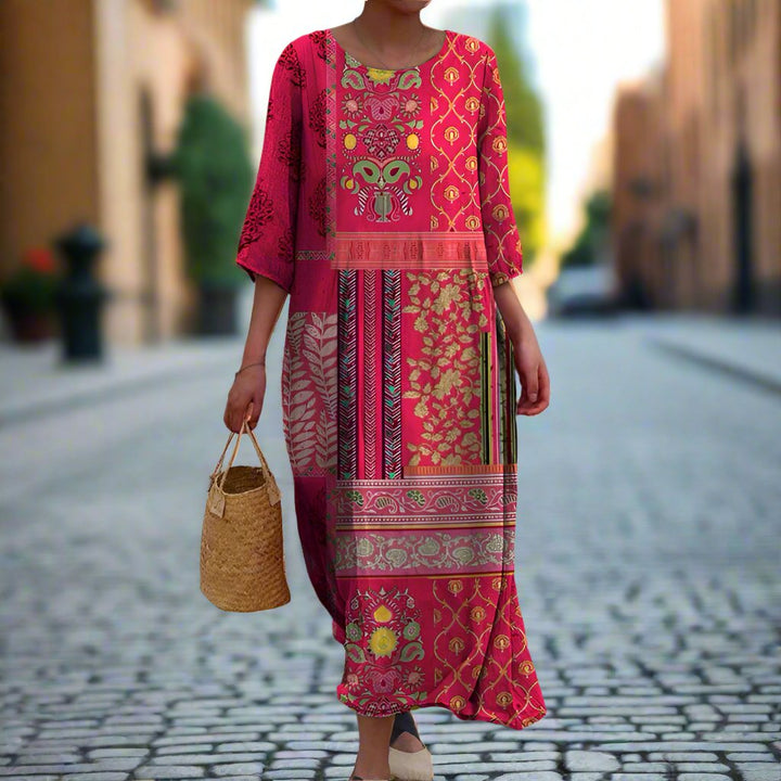 Adeline - Leichtes Ethno-Kleid