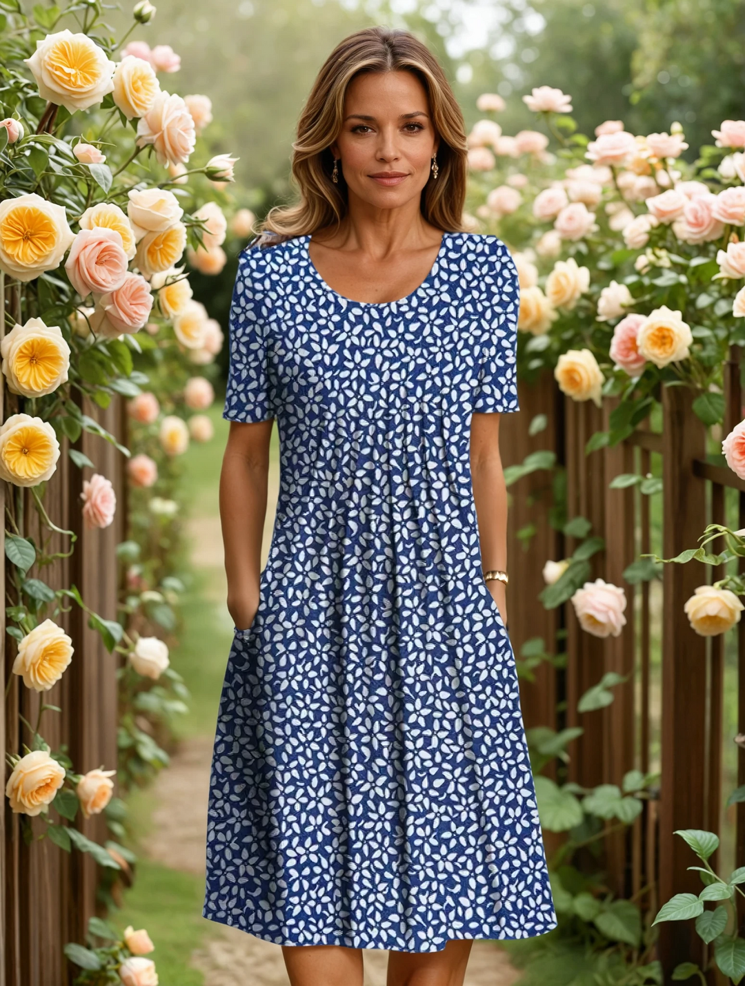 Olivia – Elegantes Freizeitkleid