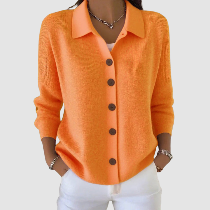 Eleganter Cardigan mit Kragen