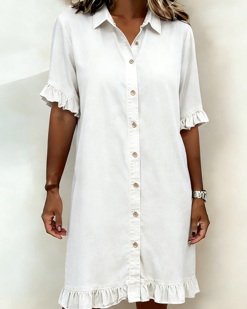 Maria - Bequemes Denim-Kleid