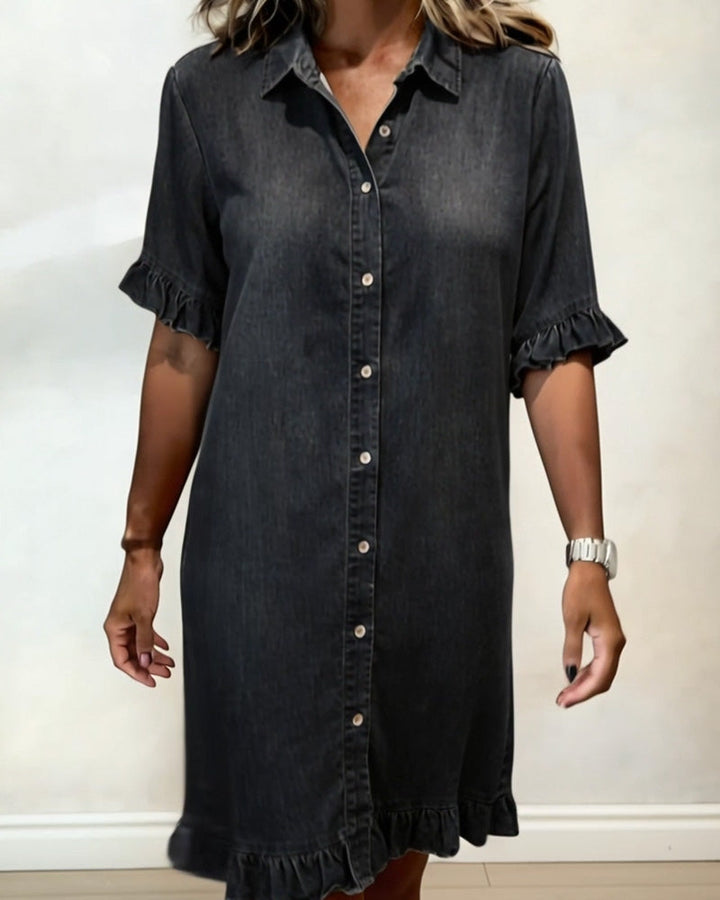 Maria - Bequemes Denim-Kleid