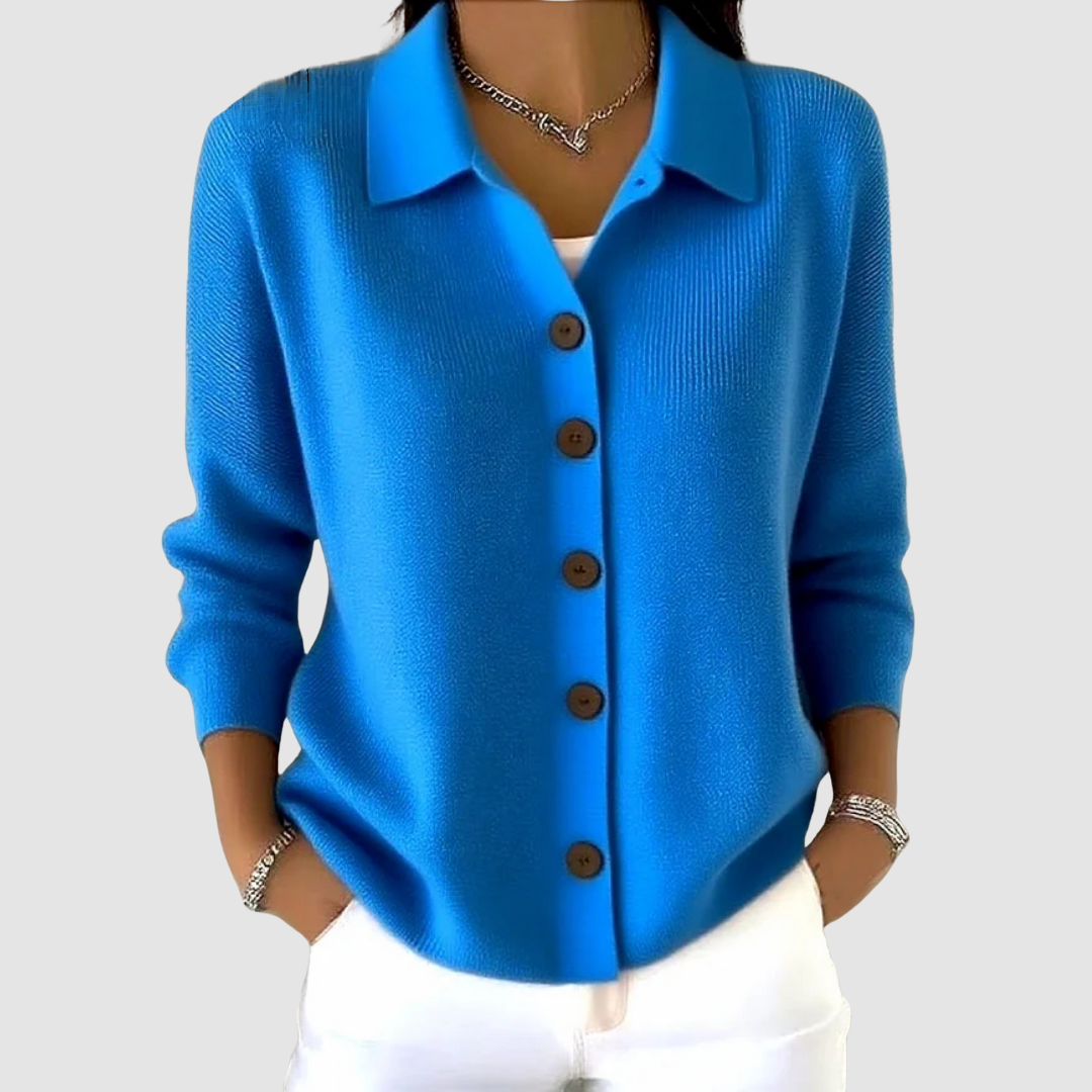 Eleganter Cardigan mit Kragen
